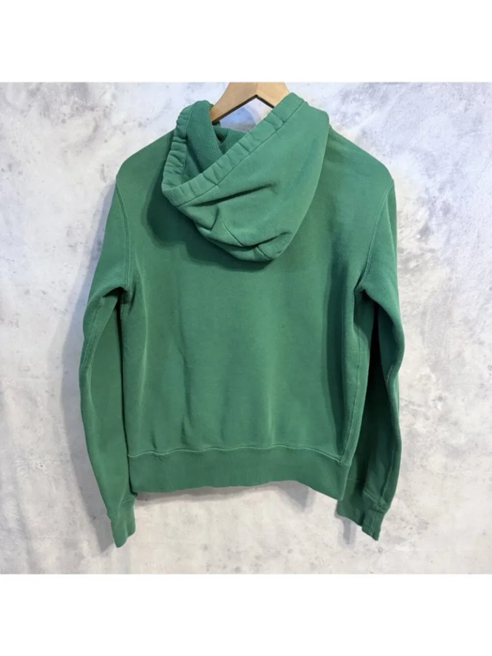 Vintage Polo Ralph Lauren Hoodie Sweatshirt Mens Small S Green Thermal Hood